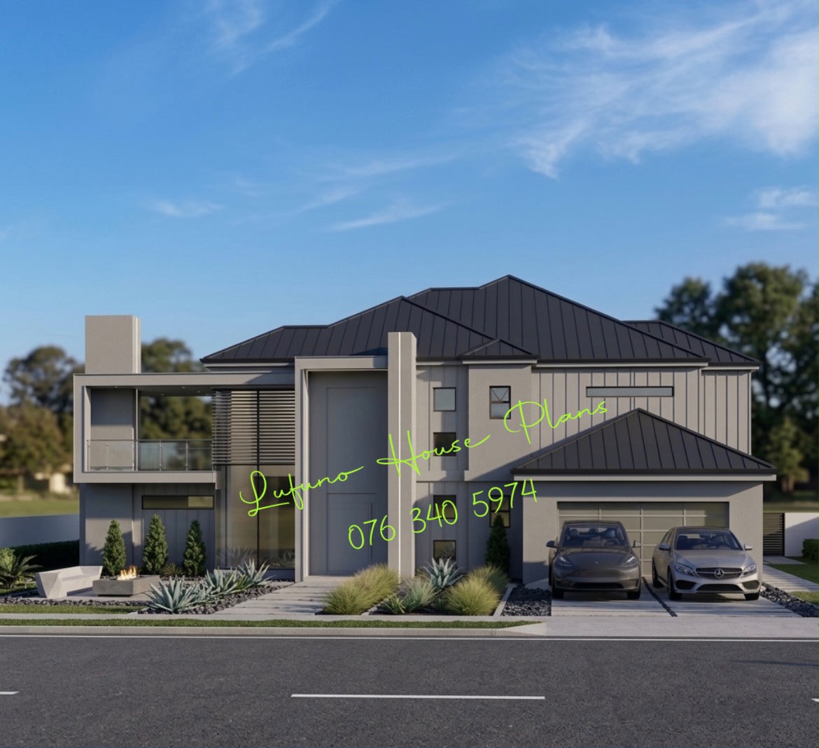4 Bedroom House with Double Garage (Middelburg) 3d design