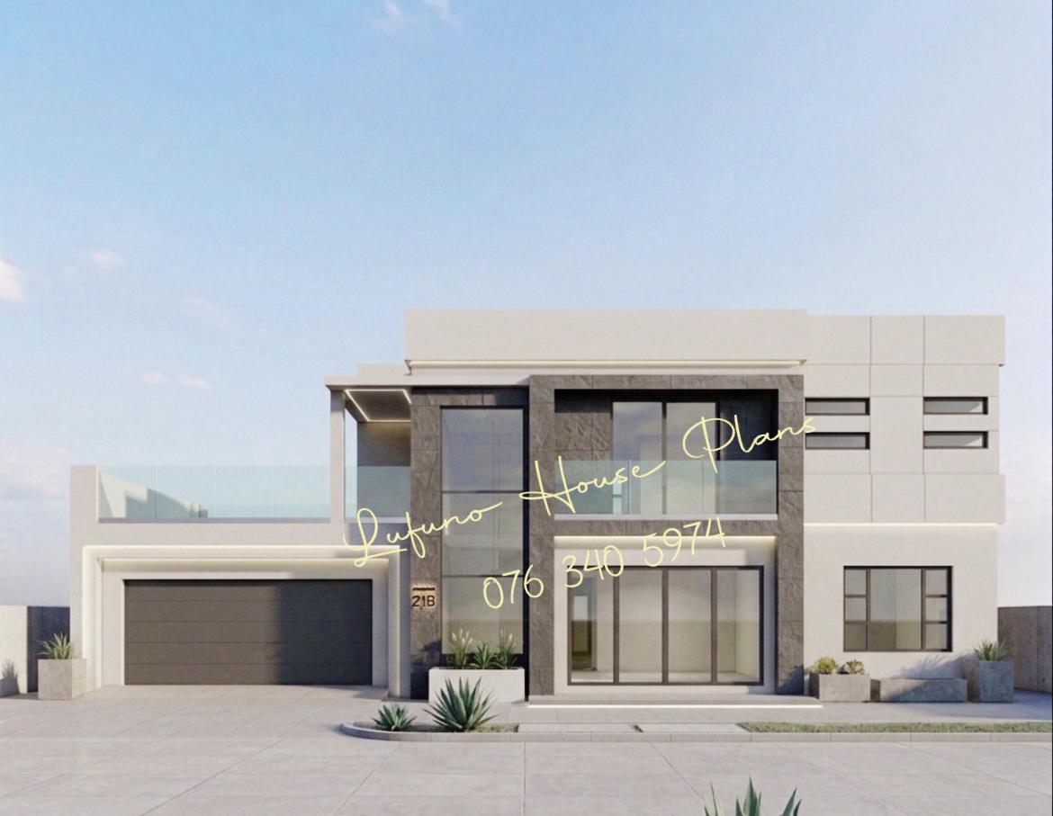 4 Bedroom House with Double Garage (Vrede) 3d design