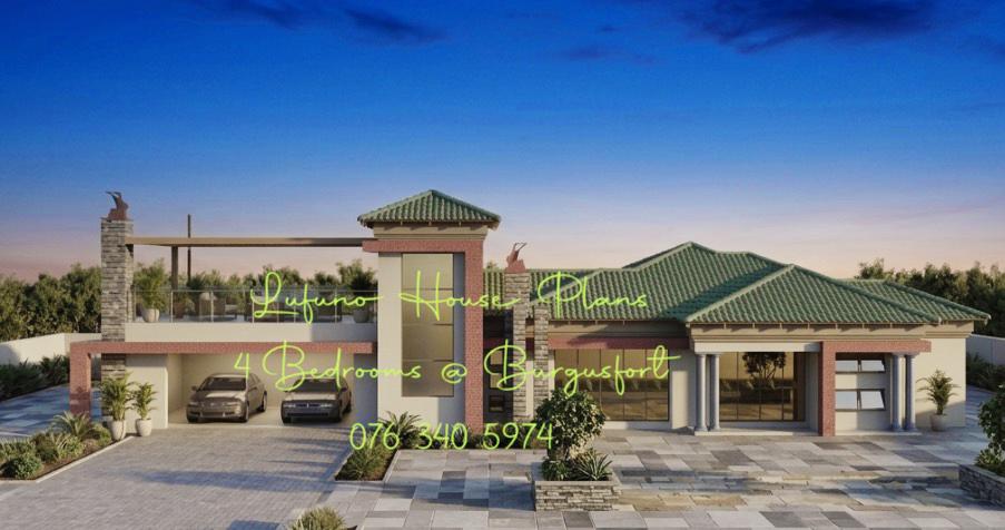 4 Bedroom House with Double Garage (Zeerust) 3d design