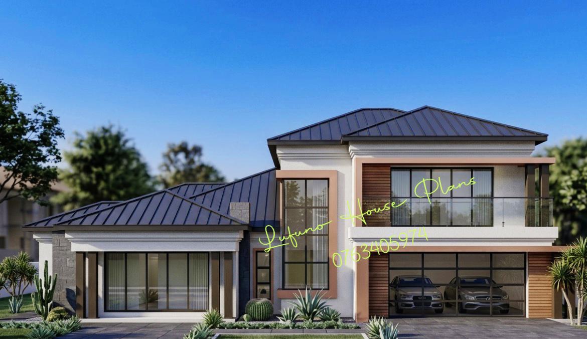 5 Bedroom House with Double Garage (Standerton) 3d design