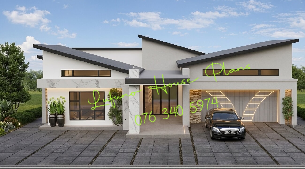 4 Bedroom House with Double Garage (Acornhoek) 3d design