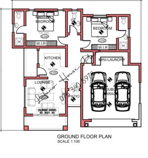 2 Bedroom House with Double Garage (Benoni)