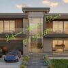 5 Bedroom House with Double Garage (Flat Roof)