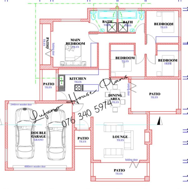 4 Bedroom House with Double Garage (Rustenburg)
